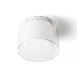   RENDL VENICE 23 mennyezeti lámpa átlátszó üveg/opálüveg/króm 230V LED E27 11W IP44