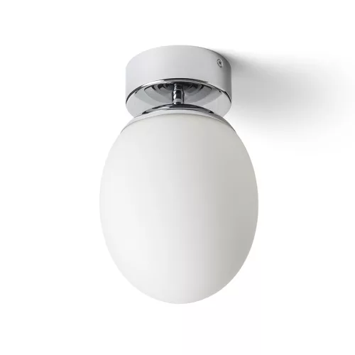 RENDL MERINGUE 16 mennyezeti lámpa opálüveg/króm 230V LED E27 15W IP44