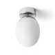 RENDL MERINGUE 16 mennyezeti lámpa opálüveg/króm 230V LED E27 15W IP44
