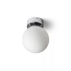   RENDL BOLLY 17 mennyezeti lámpa opálüveg/króm 230V LED E27 11W IP44