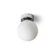 RENDL BOLLY 17 mennyezeti lámpa opálüveg/króm 230V LED E27 11W IP44