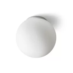   RENDL BOLLY 26 mennyezeti lámpa opálüveg/króm 230V LED E27 15W IP44