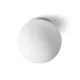 RENDL BOLLY 26 mennyezeti lámpa opálüveg/króm 230V LED E27 15W IP44