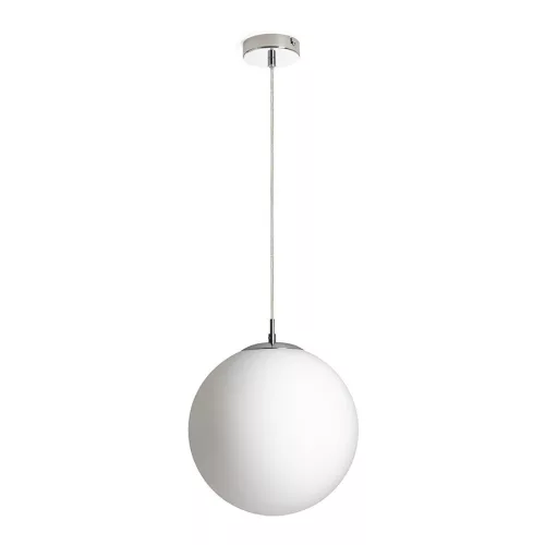 RENDL LUNA 30 függőlámpa opálüveg/króm 230V LED E27 15W