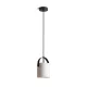 RENDL JULIETTA 16 függőlámpa opálüveg/fekete 230V LED E27 15W