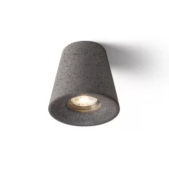  RENDL VOLCA mennyezeti lámpa beton/dekor sötét gránit 230V LED GU10 5W