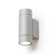 RENDL MIZZI NEW II fali lámpa ezüstszürke 230V LED GU10 2x8W IP65