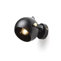 RENDL AGNETA felületre szerelhető fekete 230V LED E27 11W