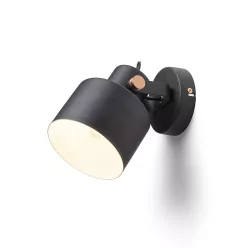   RENDL CELEIA felületre szerelhető matt fekete szálcsiszolt réz 230V LED E27 11W