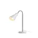 RENDL ANIKA asztali lámpa matt fehér matt nikkel 230V LED E27 15W