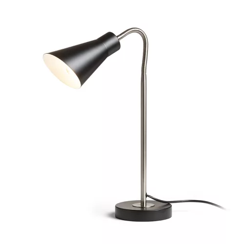 RENDL ANIKA asztali lámpa matt fekete matt nikkel 230V LED E27 15W