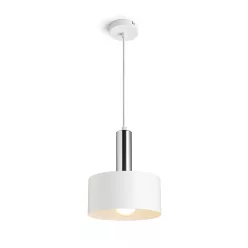 RENDL GIULIA 20 függőlámpa fehér króm 230V LED E27 15W