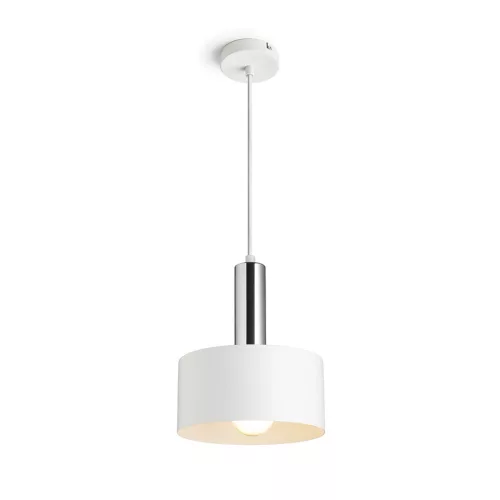 RENDL GIULIA 20 függőlámpa fehér króm 230V LED E27 15W