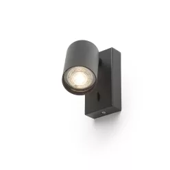 RENDL DUDE fali lámpa fekete 230V LED GU10 9W