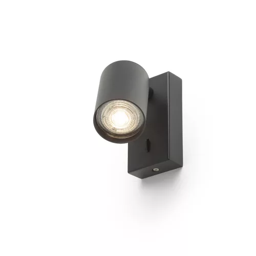 RENDL DUDE fali lámpa fekete 230V LED GU10 9W