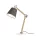 RENDL NIZZA asztali lámpa Polycotton fekete/fa 230V LED E14 7W