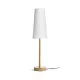 RENDL MAUI/CONNY 15/30 asztali lámpa Polycotton fehér/fa 230V LED E27 11W