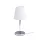 RENDL NYC/CONNY 15/15 asztali lámpa Polycotton fehér/króm 230V LED E27 11W