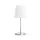 RENDL NYC/CONNY 15/15 asztali lámpa Polycotton fehér/nikkel 230V LED E27 11W