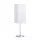 RENDL NYC/TEMPO 15/30 asztali lámpa Polycotton fehér/nikkel 230V LED E27 15W