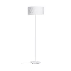   RENDL CORTINA/JAKARANDA állólámpa fehér/fehér textil/fém 230V LED E27 15W