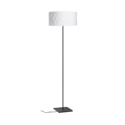   RENDL CORTINA/JAKARANDA állólámpa fehér/fekete textil/fém 230V LED E27 15W
