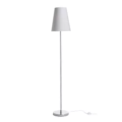   RENDL NYC/CONNY 25 állólámpa Polycotton fehér/króm 230V LED E27 15W