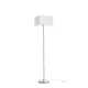 RENDL NYC/TEMPO 30/19 állólámpa Polycotton fehér/króm 230V LED E27 15W
