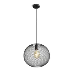 RENDL R14106 COSIR Vintage Függesztett Lámpa Fekete IP20