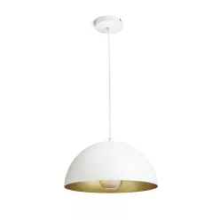  RENDL GLADYS 30 függőlámpa fehér/aranysárga 230V LED E27 15W