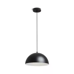 RENDL GLADYS 30 függőlámpa fekete/fehér 230V LED E27 15W