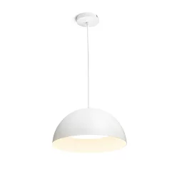 RENDL GLADYS 40 függőlámpa fehér/fehér 230V LED E27 30W