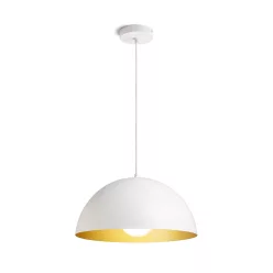   RENDL GLADYS 40 függőlámpa fehér/aranysárga 230V LED E27 30W