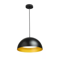   RENDL GLADYS 40 függőlámpa fekete/aranysárga 230V LED E27 30W