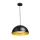 RENDL GLADYS 40 függőlámpa fekete/aranysárga 230V LED E27 30W