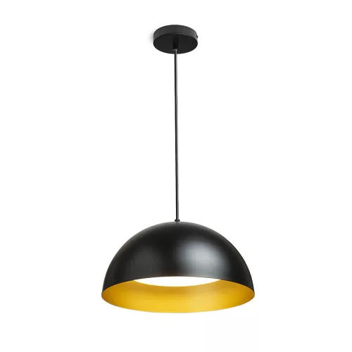 RENDL GLADYS 40 függőlámpa fekete/aranysárga 230V LED E27 30W
