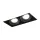 RENDL ELECTRA II GU10 frameless fekete 230V LED GU10 8W