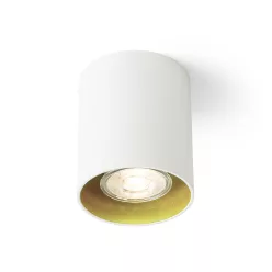   RENDL MANTOVA I mennyezeti lámpa fehér/gyöngyházarany 230V LED GU10 7W