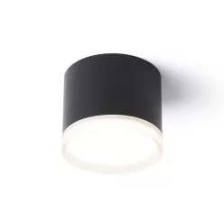   RENDL MEMA mennyezeti lámpa fekete szatinált akril 230V LED GX53 7W
