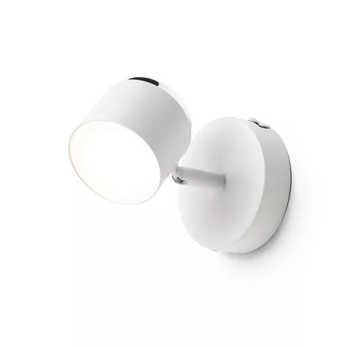 RENDL NOVA I nástěnná bílá chrom/mléčný akryl 230V LED 4.2W 3000K