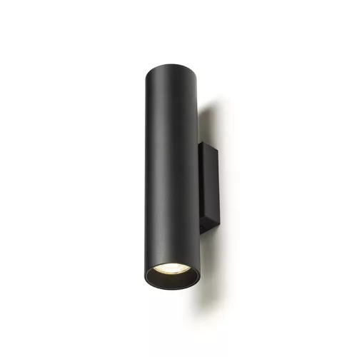 RENDL LUKE fali lámpa fekete 230V LED GU10 2x7W