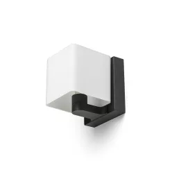 RENDL PHILLY fali lámpa fekete opálüveg 230V LED G9 7W