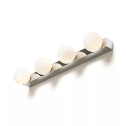   RENDL DOMINO IV fali lámpa króm/opálüveg 230V LED G9 4x6W IP44