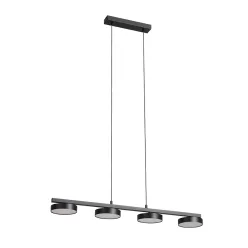 RENDL ARETHA IV függőlámpa fekete 230V LED 4x12W 3000K