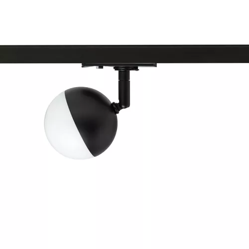 RENDL LYRA egyáramkörös sínre fekete opálakril 230V LED 5W 3000K