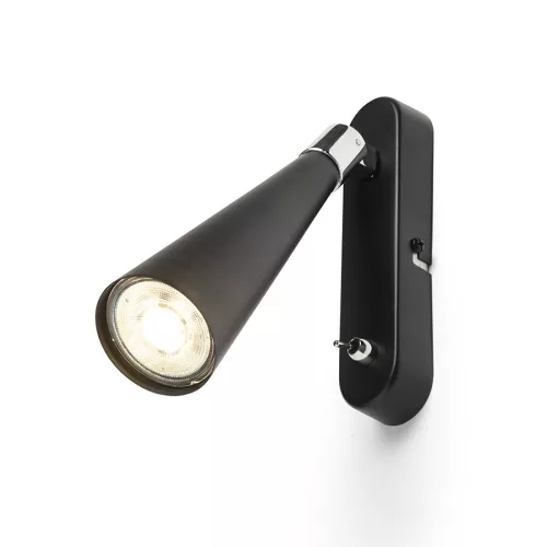 RENDL ALEXIS fali lámpa fekete króm 230V LED GU10 5W