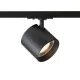 RENDL IRIS 9 egyáramkörös sínre fekete 230V LED 12W 24° 3000K