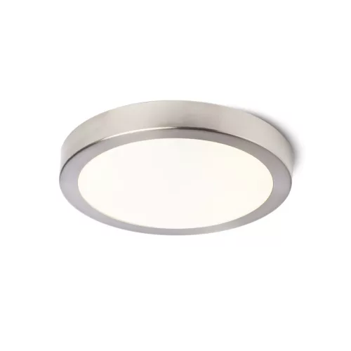 RENDL BARRY LED mennyezeti lámpa matt nikkel 230V LED 12W IP44 3000K