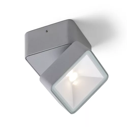 RENDL FLAVIO SQ felületre szerelhető világosszürke 230V LED 6W 110° IP54 3000K