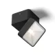 RENDL FLAVIO SQ felületre szerelhető fekete 230V LED 6W 110° IP54 3000K